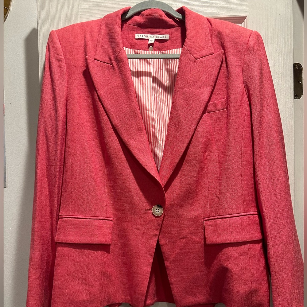 Veronica Beard Coral Dickey Blazer- size 14